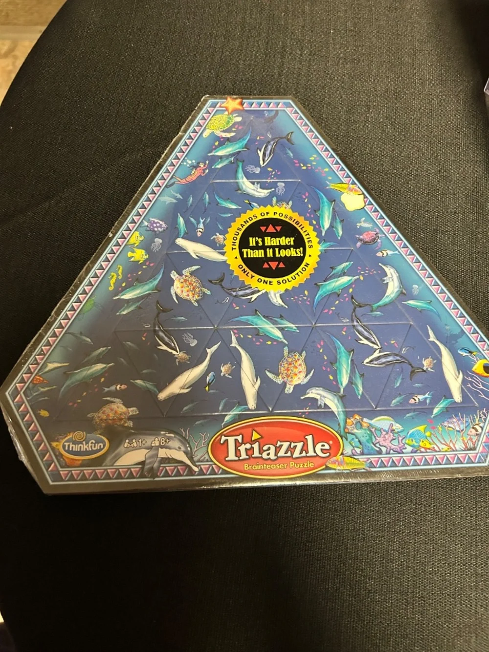 Triazzle Brainteaser Puzzle Dolphins New in Plastic